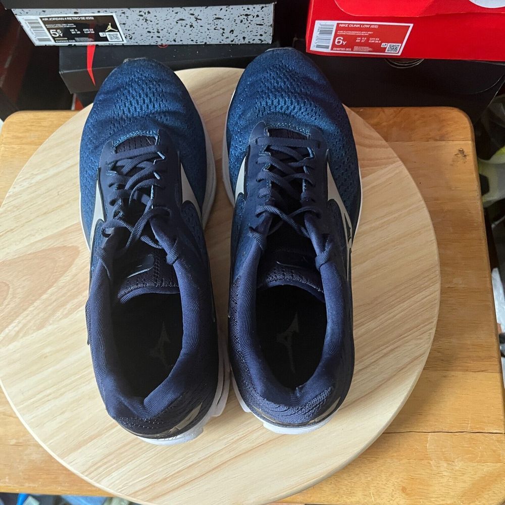 Mizuno Mens Wave Rider 23 411112 5073 Blue Running Shoes Sneakers Size 11 - Picture 7 of 11